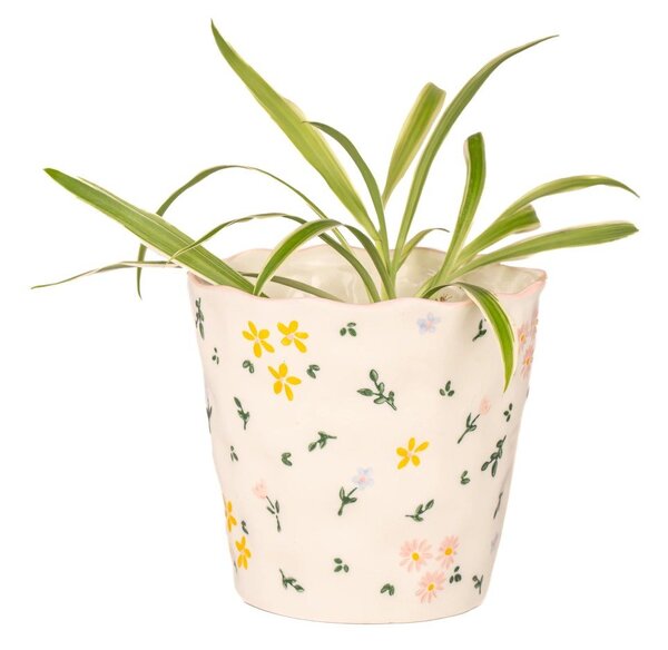 Kameninový obal na květináč ø 11 cm Ditsy Floral – Sass & Belle