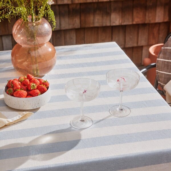 Ubrus z bio bavlny 140x200 cm Striped – OYOY Living Design