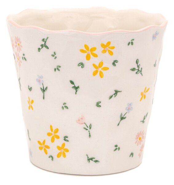 Kameninový obal na květináč ø 11 cm Ditsy Floral – Sass & Belle
