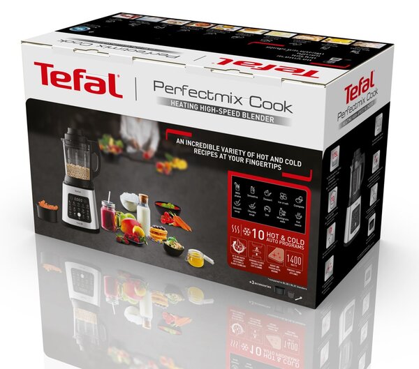 Tefal Perfectmix Cook BL83SD 1,75 l Stojací mixér 1400 W Černá, Nerezová ocel