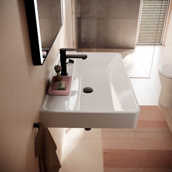 Hansgrohe Xanuia Q umyvadlo 80x48 cm obdélníkový klasický bílá lesk 60225450