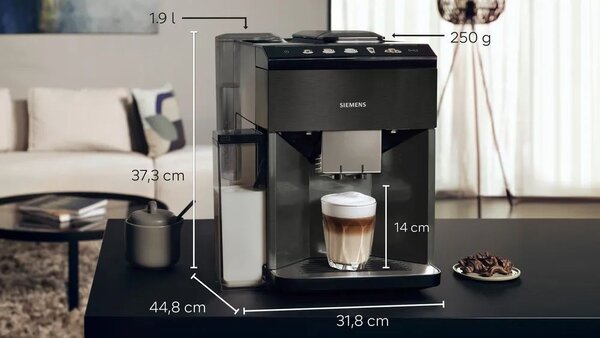 Siemens EQ.500 TQ518RX3 kávovar Plně automatické Espresso kávovar 1,9 l