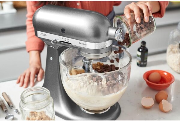 KitchenAid ARTISAN 5KSM185PS Stojací mixér 300 W Stříbrná