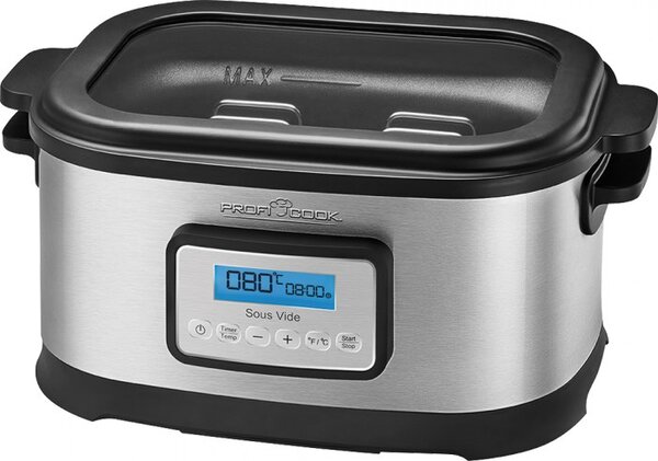 Clatronic ProfiCook PC-SV 1112 8 l 520 W Černá, Nerezová ocel