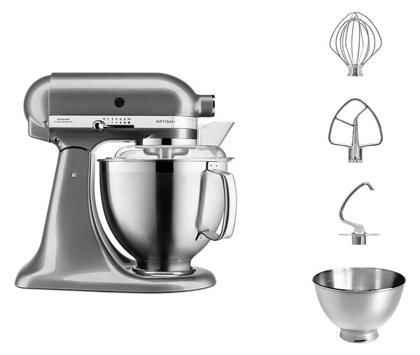KitchenAid ARTISAN 5KSM185PS Stojací mixér 300 W Stříbrná