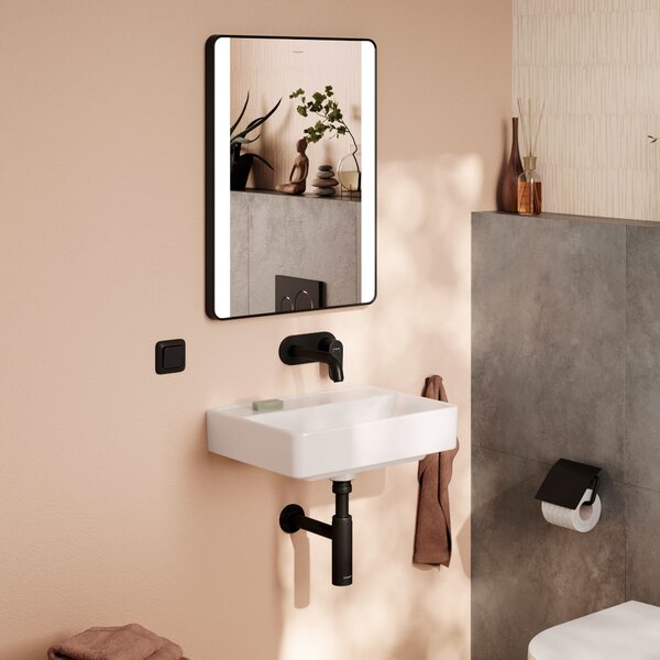 Hansgrohe Xanuia Q umyvadlo 50x39 cm obdélníkový klasický bílá lesk 60234450