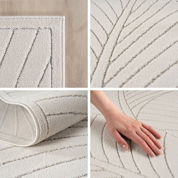 Krémový vnitřní a venkovní koberec 140x200 cm Nova 1203 – Ayyildiz Carpets