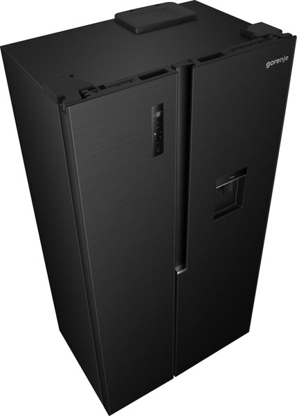 Gorenje NRS917E41BXWD lednice s mrazničkou (vedle sebe) Stojací 541 l E Černá