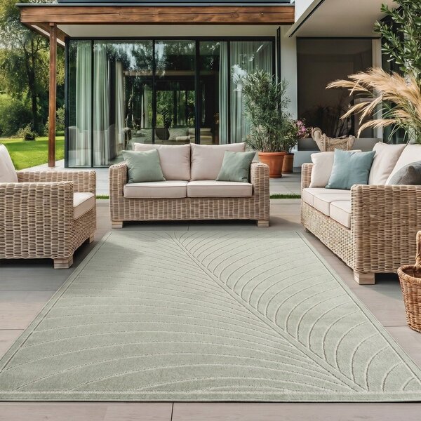 Zelený vnitřní a venkovní koberec 80x150 cm Nova 1204 – Ayyildiz Carpets