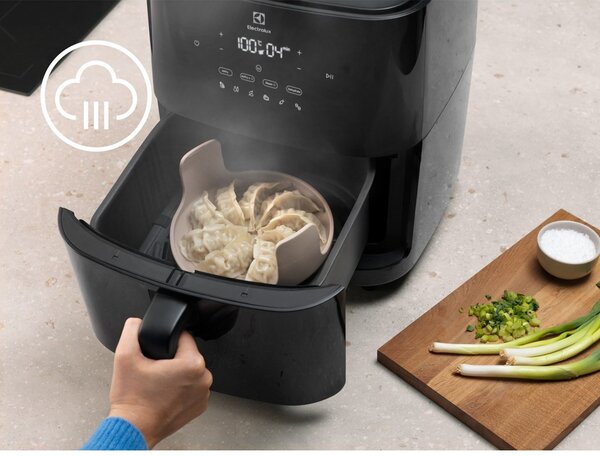 Electrolux EAF7SB Samostarný 6,9 l Samostatné 1700 W Horkovzdušná fritéza Černá