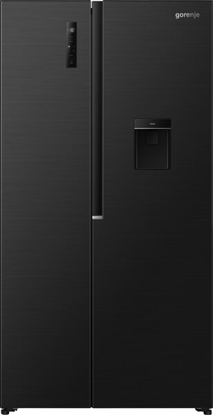 Gorenje NRS917E41BXWD lednice s mrazničkou (vedle sebe) Stojací 541 l E Černá