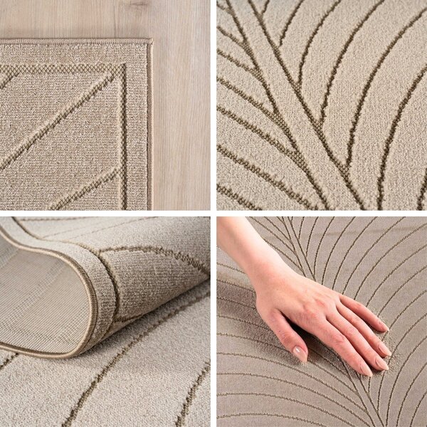 Béžový vnitřní a venkovní běhoun 80x250 cm Nova 1204 – Ayyildiz Carpets