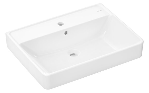 Hansgrohe Xanuia Q umyvadlo 65x48 cm obdélníkový klasický bílá lesk 60134450