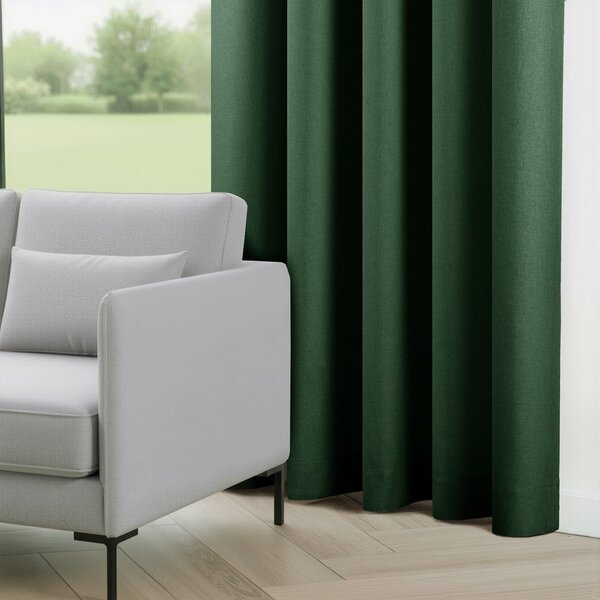 Tmavě zelený dimout závěs 200x250 cm Calisto – Filumi