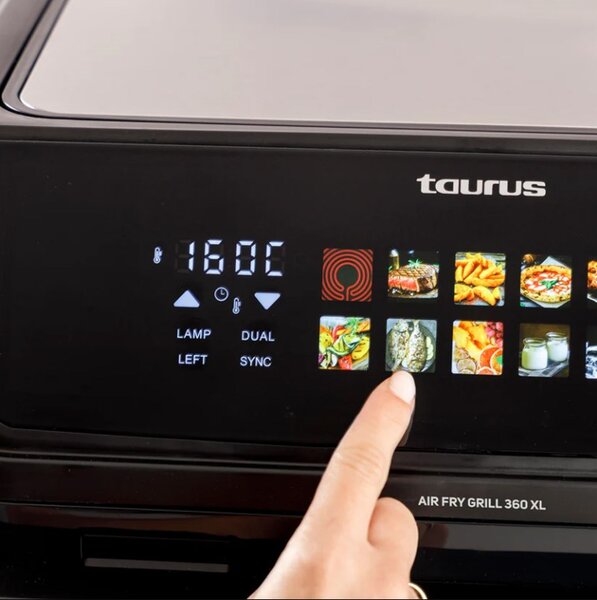 Fritéza bez tuku s dlouhým košem a grilem Taurus 973004000