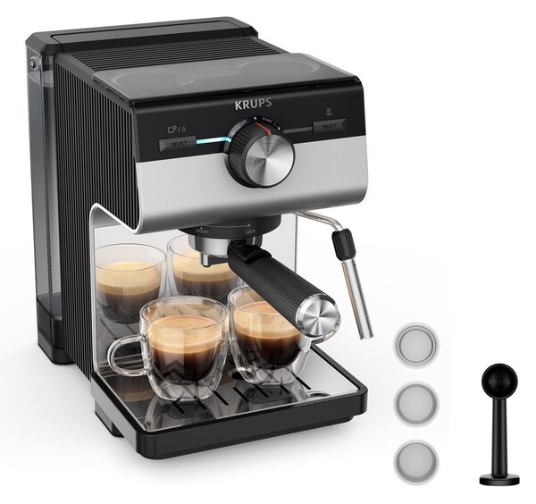 Krups Authentic+ XP384E10 kávovar Poloautomatické Espresso kávovar 2 l