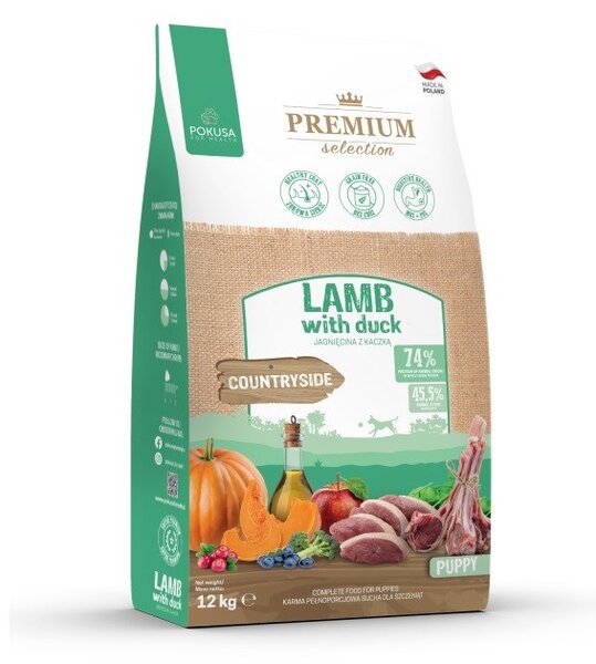 PKS POKUSA Premium Selection Puppy Lamb with duck - suché krmivo pro psy - 12kg