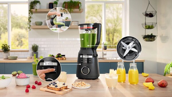 Bosch Serie 6 MMB6652B mixér 2 l Stojací mixér 1800 W Černá