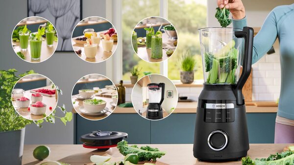 Bosch Serie 6 MMB6652B mixér 2 l Stojací mixér 1800 W Černá