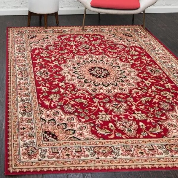 Makro Abra Klasický kusový koberec ATLAS F740A červený Rozměr: 80x150 cm