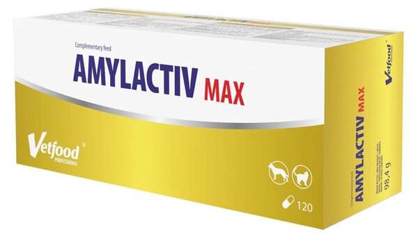 VTF VETFOOD Amylactiv Max - doplňky stravy pro psy a kočky - 120 ks
