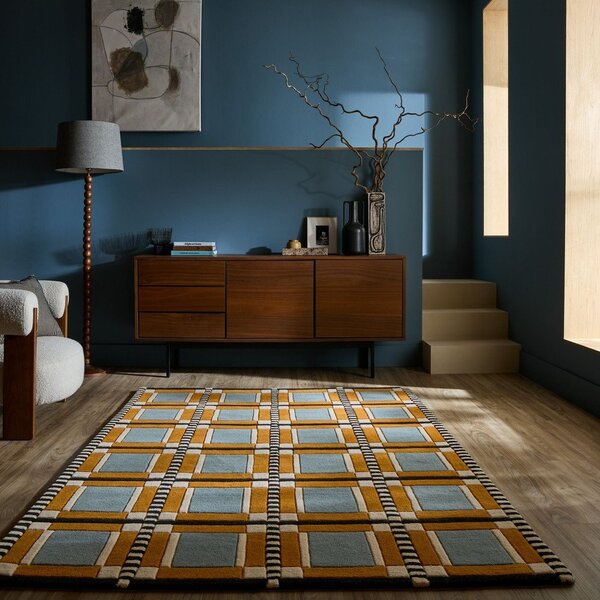 Ručně tkaný vlněný koberec 140x200 cm Quadro Wool – Flair Rugs