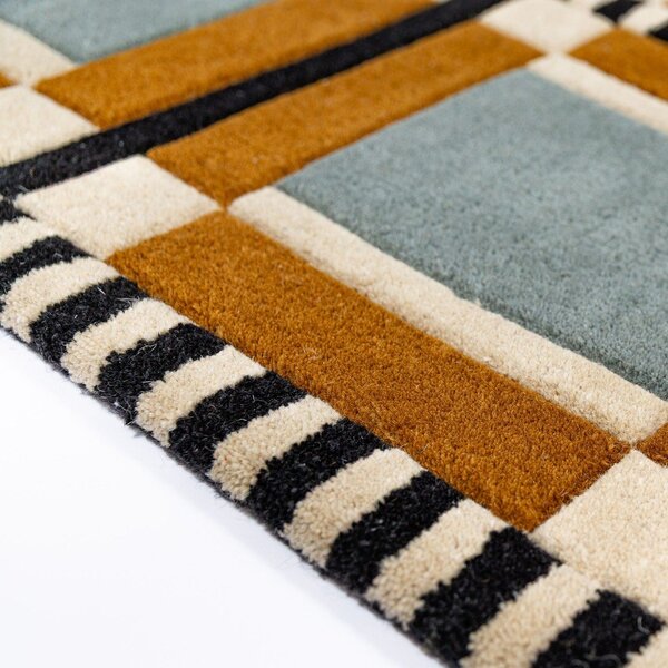 Ručně tkaný vlněný koberec 140x200 cm Quadro Wool – Flair Rugs
