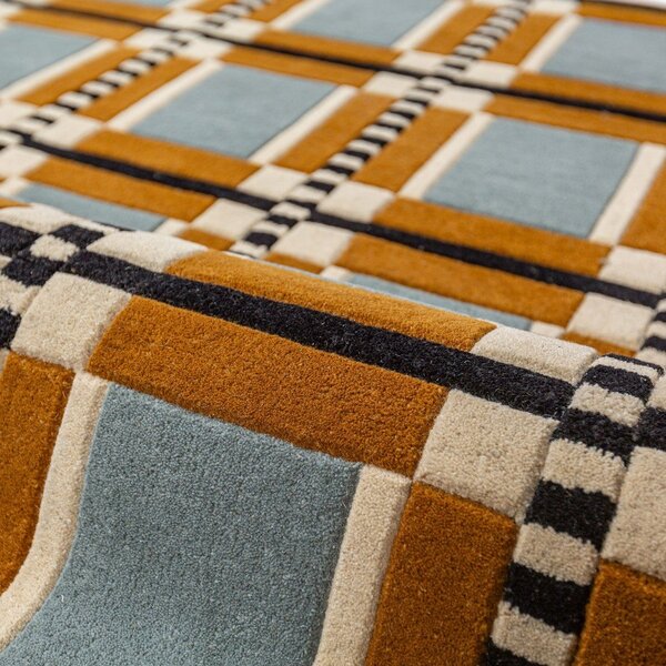 Ručně tkaný vlněný koberec 140x200 cm Quadro Wool – Flair Rugs