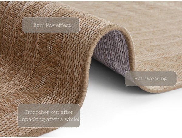 Hnědý vnitřní a venkovní koberec 80x150 cm Limonero – Hanse Home