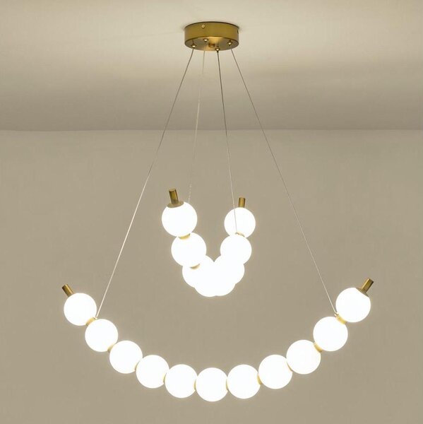LED Lustr na lanku TREA LED/19W/230V 3000K
