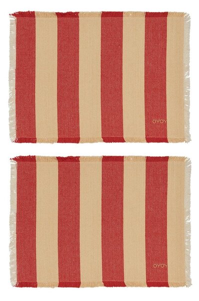 Prostírání v sadě 2 ks z bio bavlny 36x48 cm Toppu – OYOY Living Design