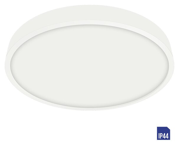 LENYS koupelnové přisazené svítidlo LED 30W 2750lm 4000K 28cm kulaté IP44, bílé