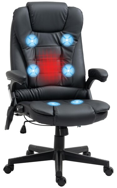 HOMCOM Masání křeslo Kanceláské křeslo editelské křeslo křeslo Otoná idle s vyhíváním