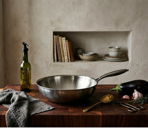 Wok nerezová pánev ø 30 cm Steela – Orion