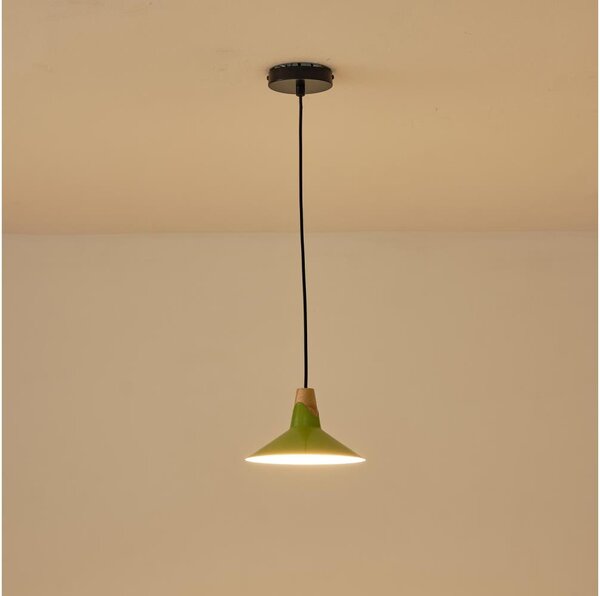 Lustr na lanku CHROMA 1xE27/15W/230V zelená