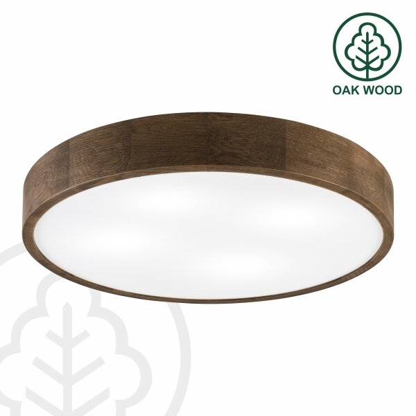 Brilagi - LED Stropní svítidlo CARVALHO 4xE27/60W/230V dub ořech pr. 57,5 cm