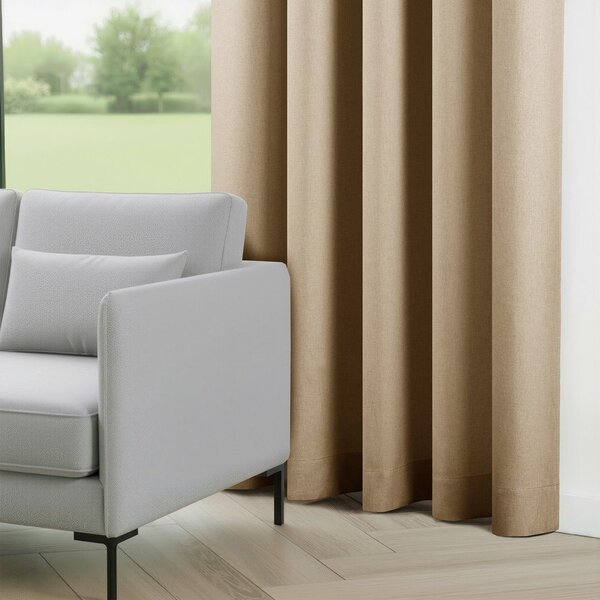 Béžový dimout závěs 140x250 cm Calisto – Filumi