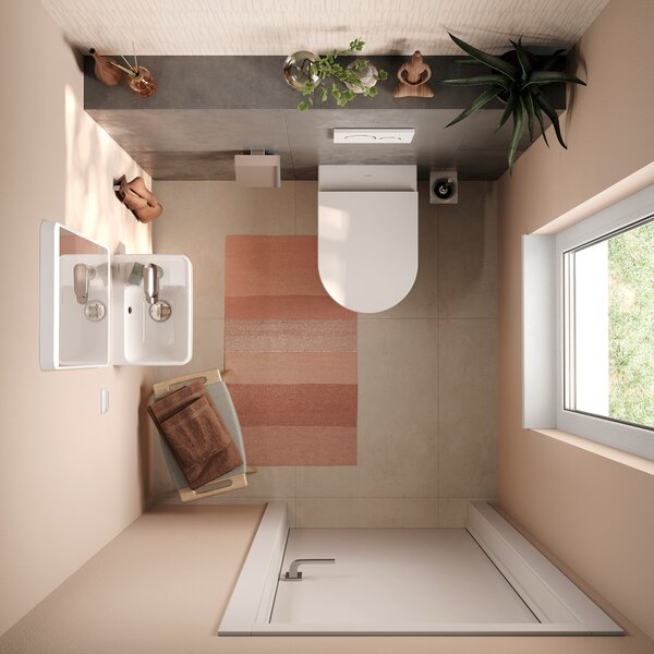 Hansgrohe Xanuia Q umyvadlo 36x25 cm obdélníkový klasický bílá 60129450