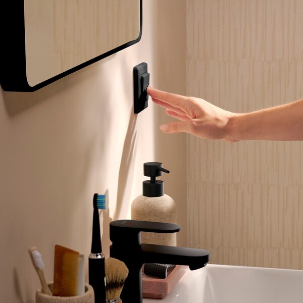 Hansgrohe Xarita Lite Q zrcadlo 120x70 cm obdélníkový s osvětlením černá 54960670