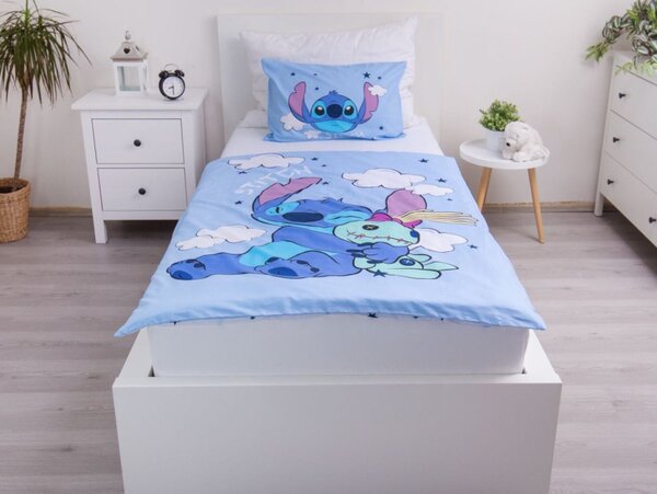 Jerry Fabrics Povlečení do postýlky Lilo a Stitch Clouds baby 100x135, 40x60 cm