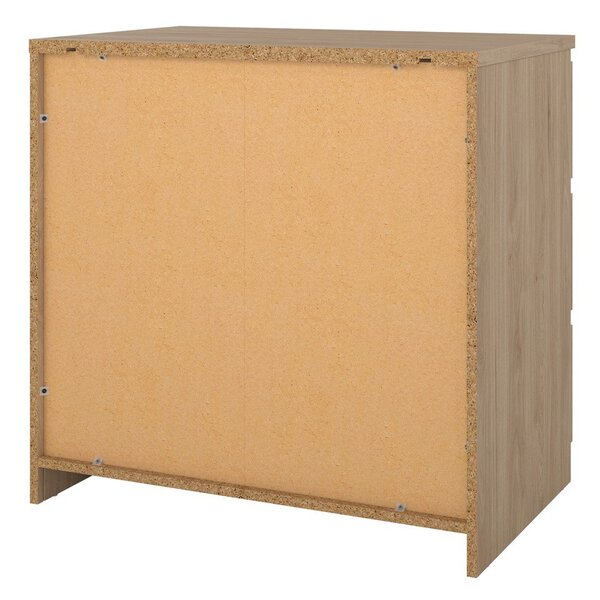 Komoda v dekoru dubu v přírodní barvě 77x76x50 cm Naia – Tvilum