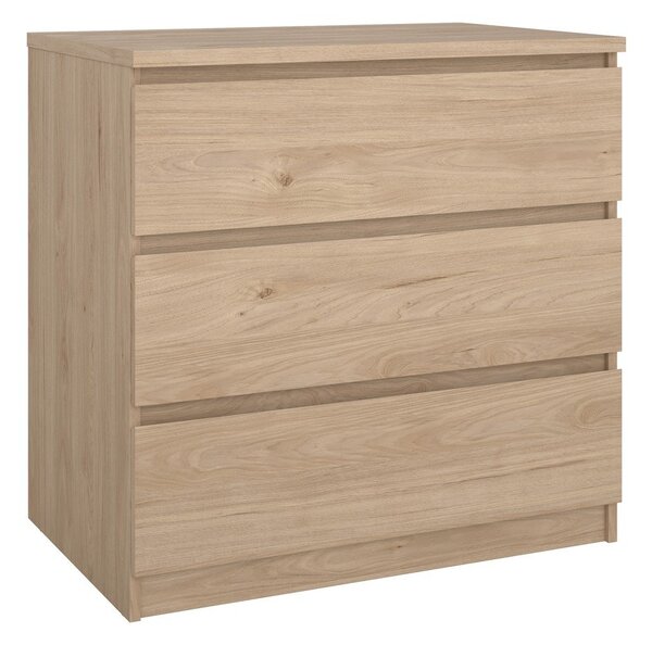 Komoda v dekoru dubu v přírodní barvě 77x76x50 cm Naia – Tvilum