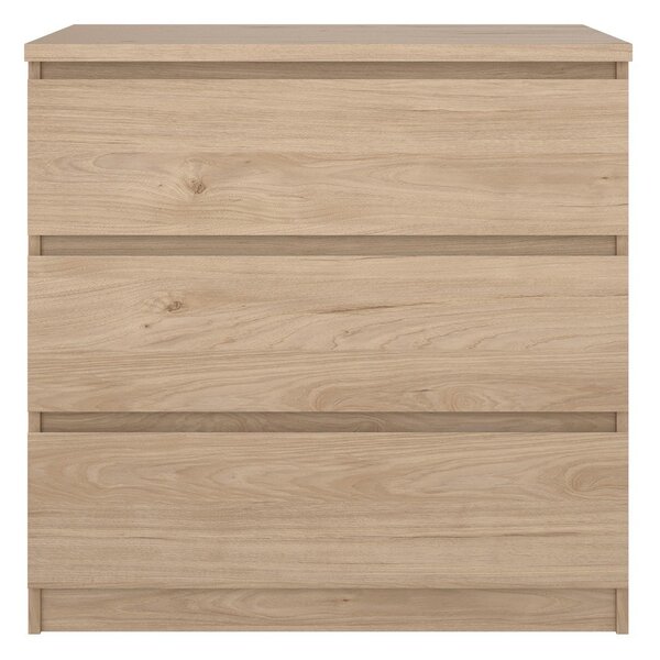 Komoda v dekoru dubu v přírodní barvě 77x76x50 cm Naia – Tvilum