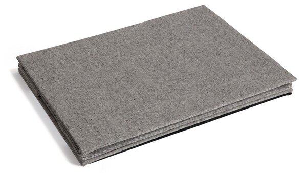Šedý látkový úložný box s víkem 31x41x22 cm Soft Storage Medium – Bigso