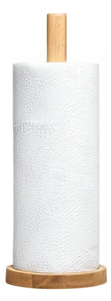Dřevěný stojan na papírové utěrky v přírodní barvě ø 12 cm Soka – Premier Housewares