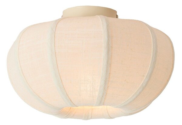Krémové stropní svítidlo s textilním stínidlem ø 30 cm Zosia – Light & Living