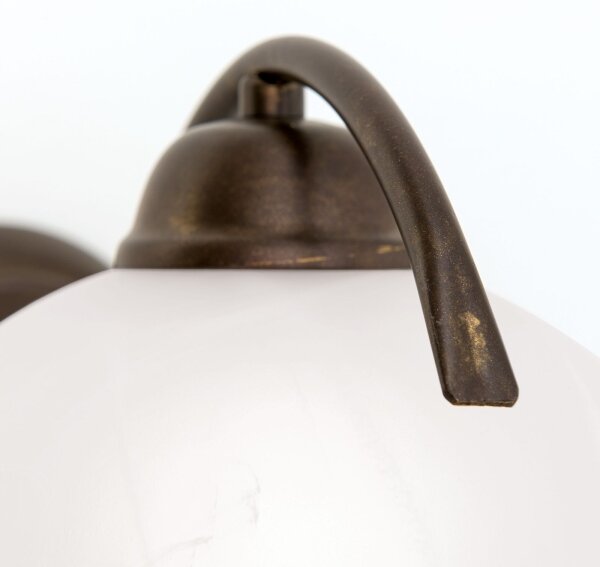 Orion - Nástěnná lampa RULA 1xE27/40W/230V bílá/bronz