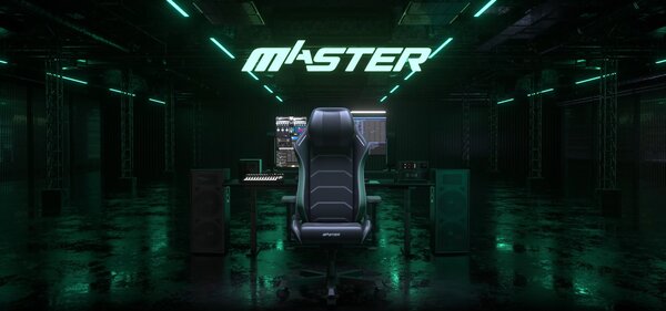 Herní židle DXRacer MASTER černá NEW PU