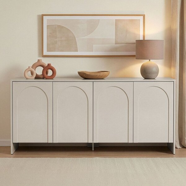Krémová komoda 180x80x45 cm Arlen – Kalune Design
