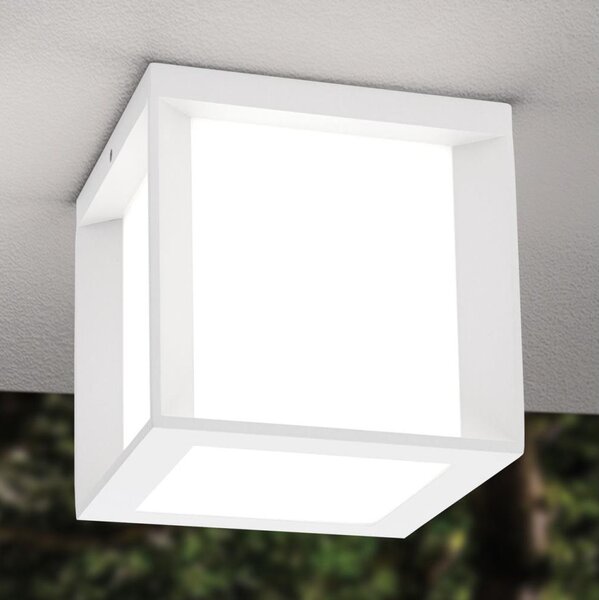 Orion - Venkovní svítidlo HENRY 1xE27/15W/230V 16x16 cm IP44 bílá
